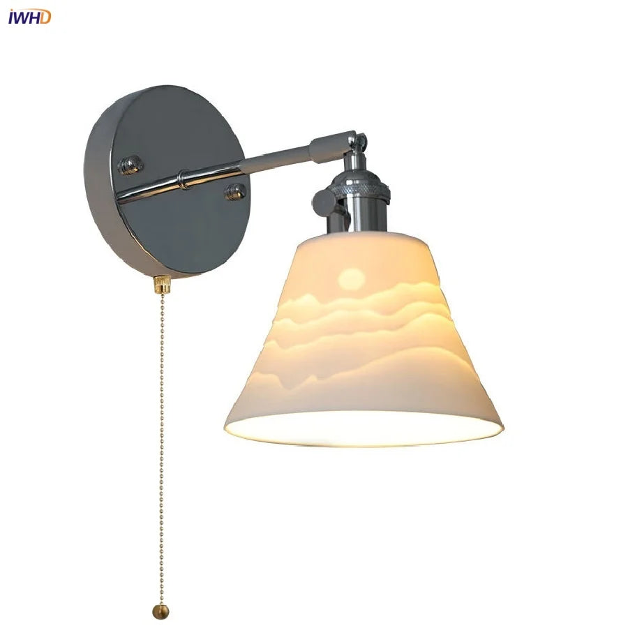 Decorbites™ Eisen-Keramik-LED-Wandleuchte Moderne Wohnzimmer-Wandleuchte Wandlampe