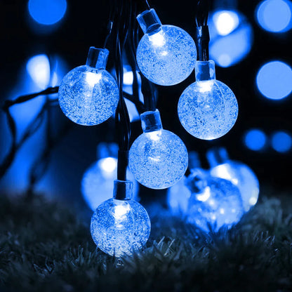 Decorbites™ Kristallkugel Solar-Feenkugeln für Außengarten Weihnachts-Hochzeitsdekoration