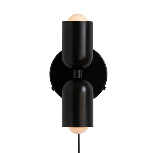 Decorbites™ Sahne Doppelkopf-LED-Wandleuchten | Moderne nordische bunte Lichter für Innenraumdekoration