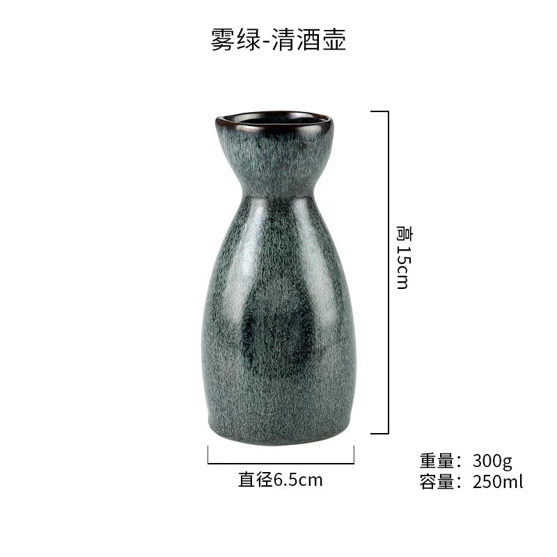 Decorbites™ Japanisches Vintage-Ton-Wein-Set | Sake- & Shochu-Kanne Kommerzielle Spender