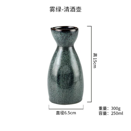 Decorbites™ Japanisches Vintage-Ton-Wein-Set | Sake- & Shochu-Kanne Kommerzielle Spender