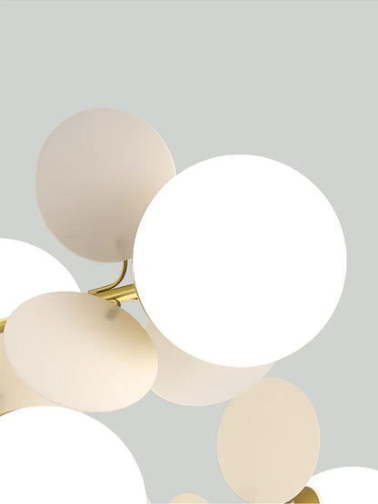Decorbites™ Glas-Hänge-Deckenleuchte für Kinderzimmer, Wohnzimmer, Schlafzimmer – Moderner Kronleuchter & Heimdekoration