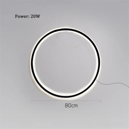 Decorbites™ Designerring LED Wandlampe: Minimalistische nordische Dekorlampe für die Atmosphäre im Wohnzimmer.