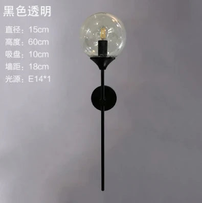 Gold Glass Kitchen Lamp