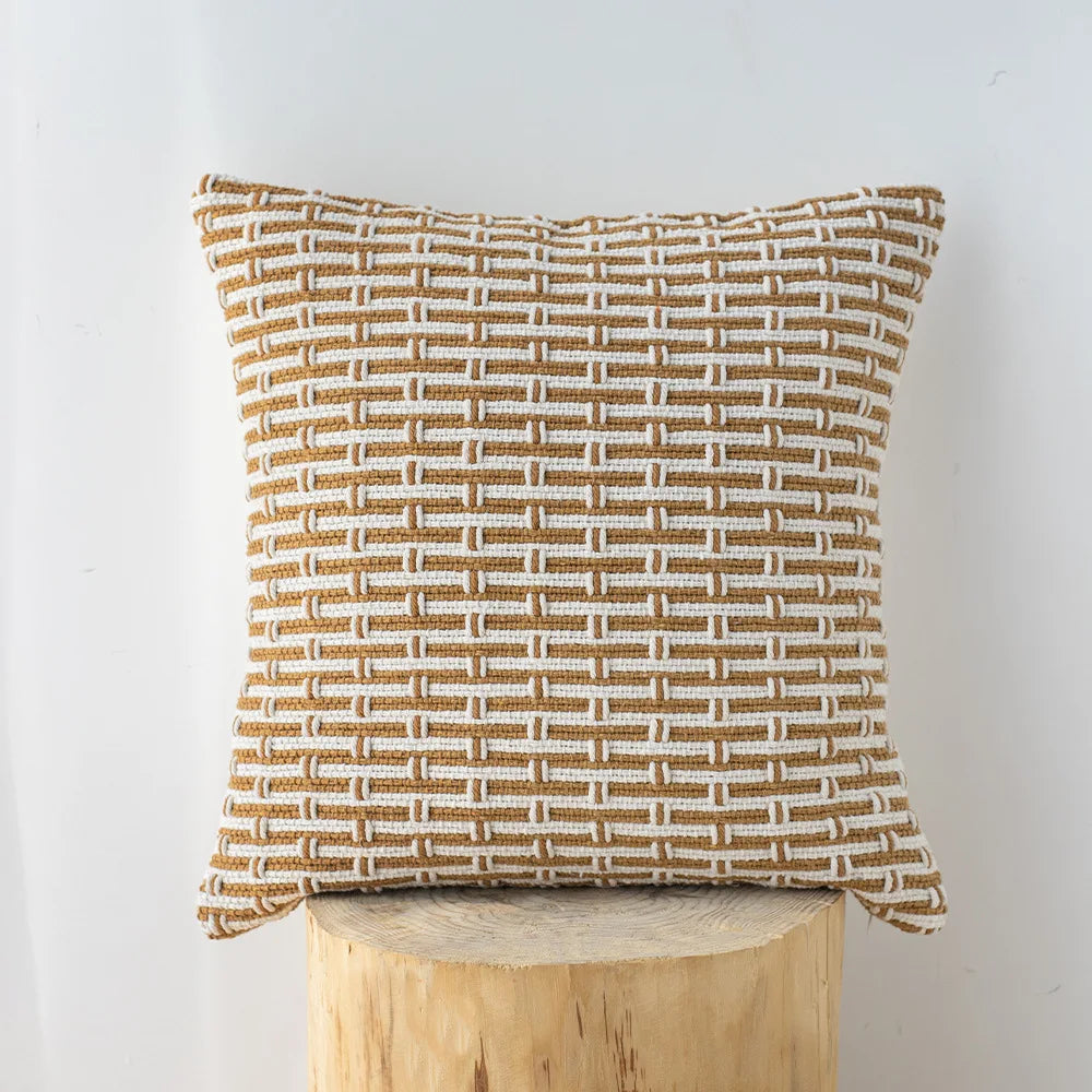 Decorbites™ Baumwoll-Gewebte Textur Kissenbezug für Zuhause Sofa Bett Wohnzimmer
