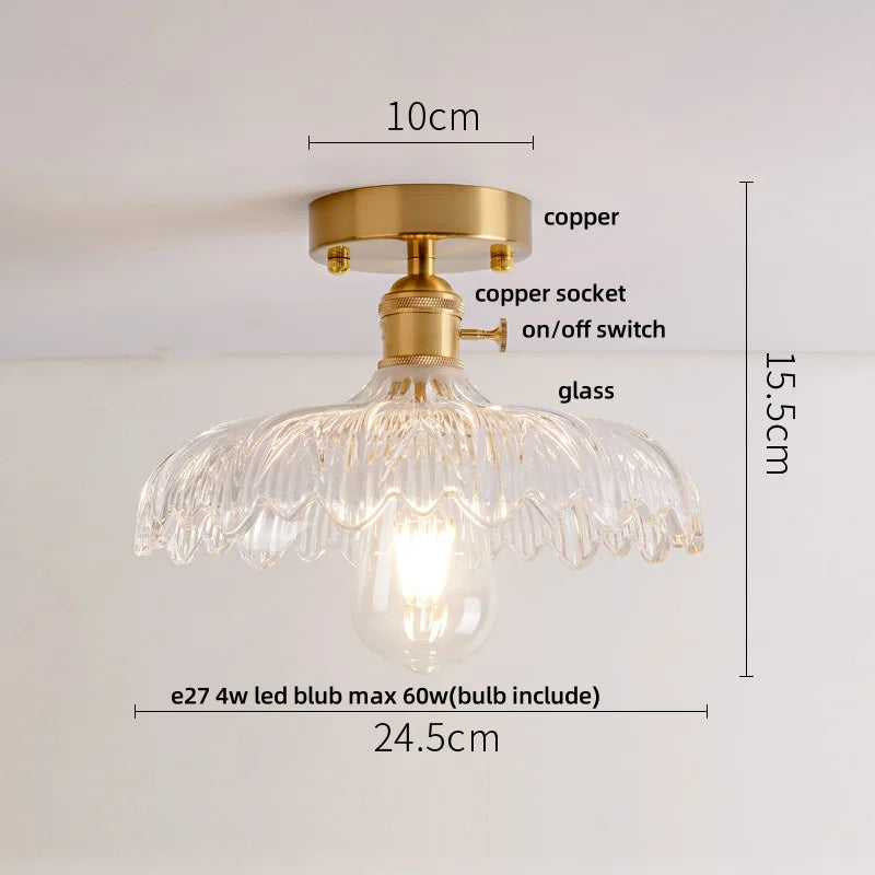Decorbites™ Kristallglas Luxus-LED-Deckenleuchte für Flur, Schlafzimmer, Korridor und Innenraumdekoration