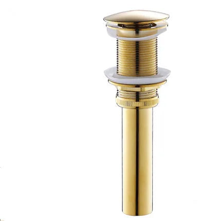Gold Brass Basin Faucet With Ceramic Valve