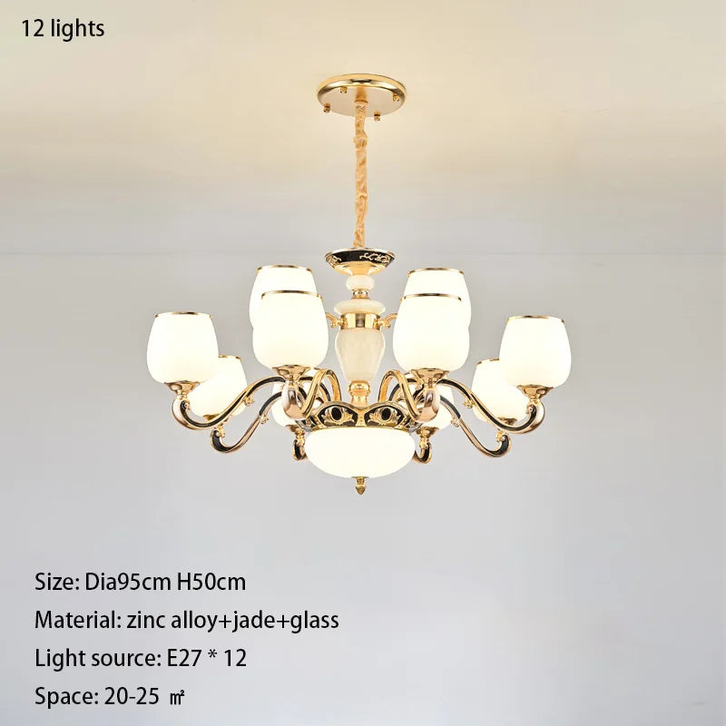 Crystal Jade Pendant Lamp