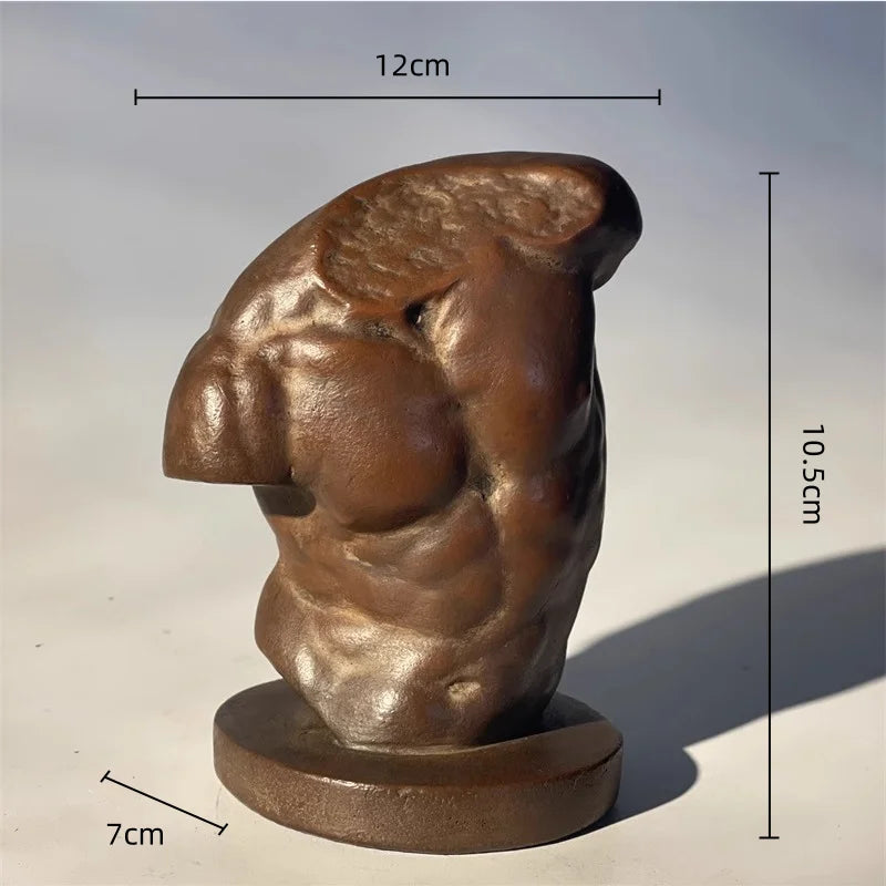 Decorbites™ Griechische Nackt-Skulptur der menschlichen Figur, Handwerkskunst, Raum-Dekor-Figur