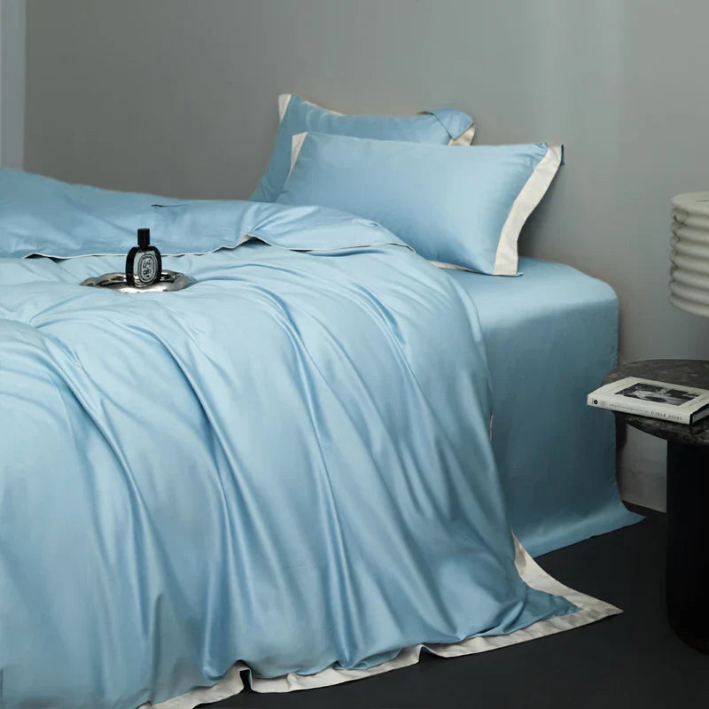 Decorbites™-Ägyptische Baumwolle Hotel-Stil Bettwäsche-Set 1000TC Queen King Daunenbettdecke Bezug Laken Kissenbezüge