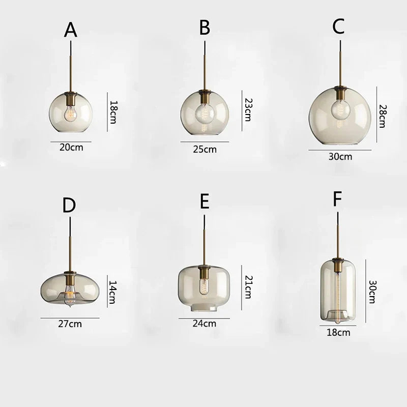 Decorbites™ Glasleuchter: Nordisch minimalistisch, Net Red Design für Restaurant, Bar, Café, Bekleidungsgeschäft.