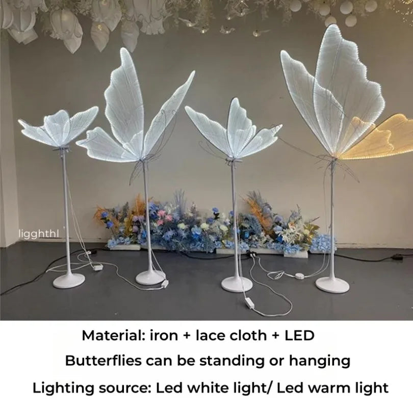 Decorbites™ Spitzen-Schmetterling LED-Hochzeitsdekoration Lampe