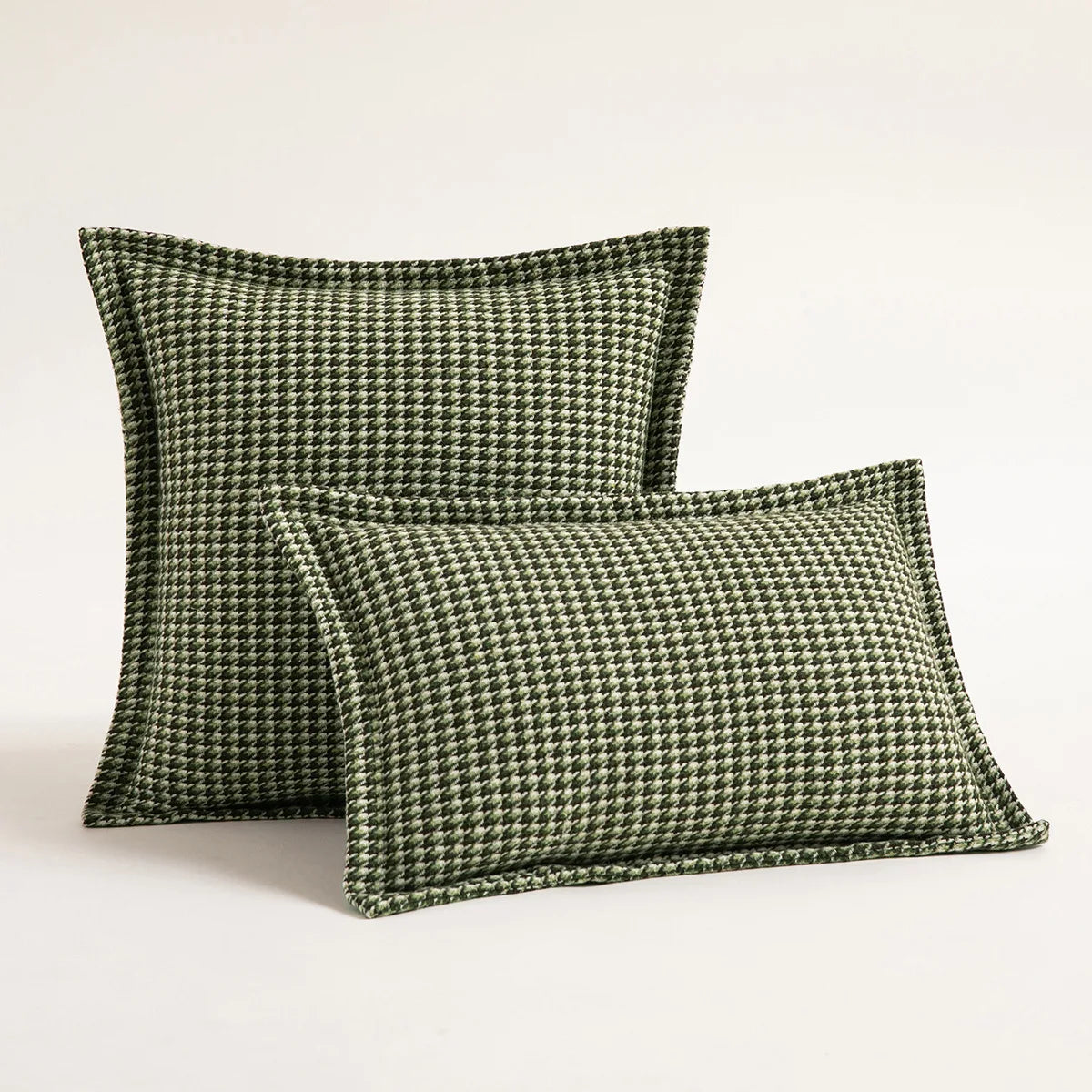 Green Tufted Cushion Cover