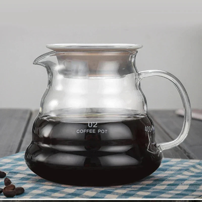 DecorBites™ Glass Coffee Pot Lid Cloud-Shaped Teapot Cover for Coffee Utensils