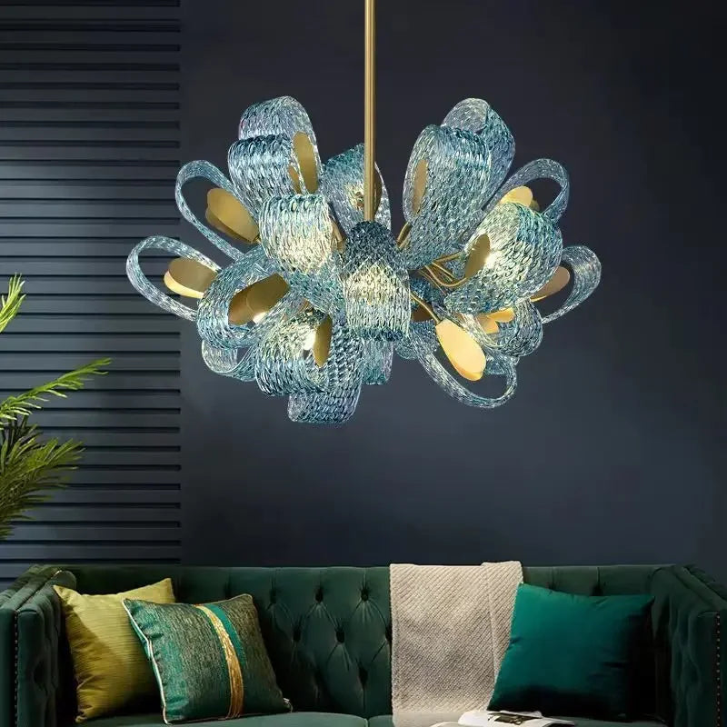 Decorbites™ Luxus LED-Deckenleuchter aus Kupferblatt für Zuhause, Schlafzimmer und Esszimmer