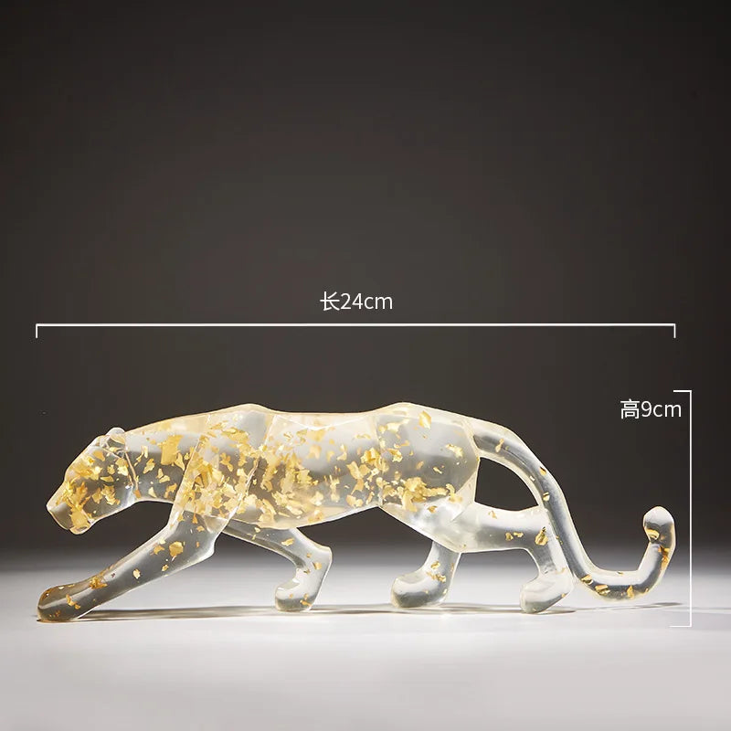 Decorbites™ Leopard Gepard Harz-Tier-Skulpturen für die Heimdekoration