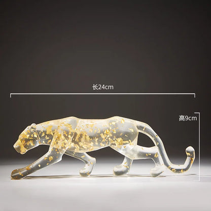Decorbites™ Leopard Gepard Harz-Tier-Skulpturen für die Heimdekoration