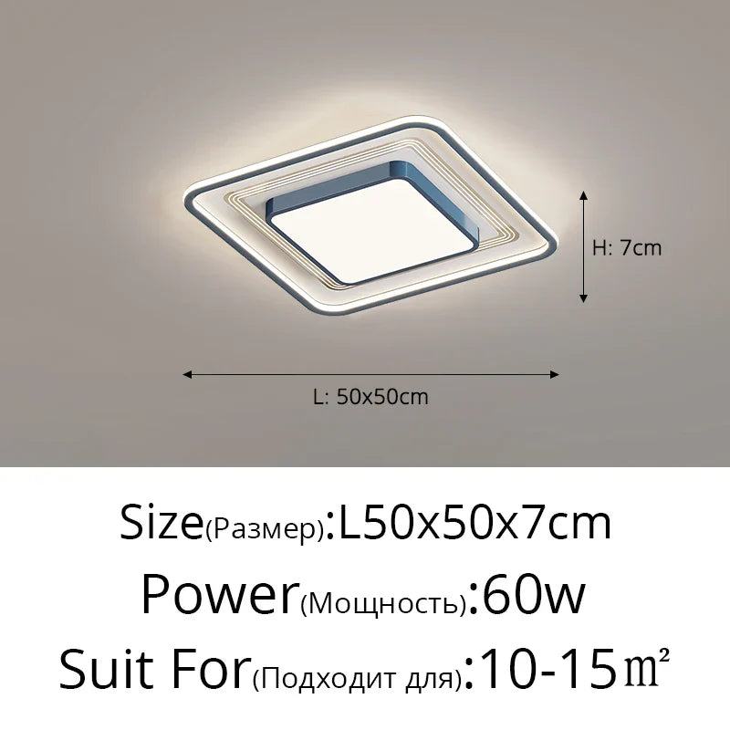 Decorbites™ LED-Deckenleuchte mit Fernbedienung für Dimmen für modernes nordisches Heimdekoration