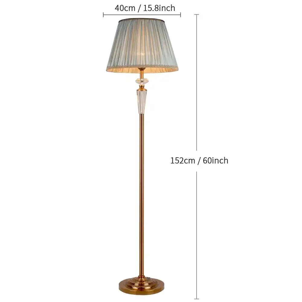 Decorbites™ Kristall-Stehlampe – Europäisch Retro Stehlampe für Wohnzimmer & Schlafzimmer