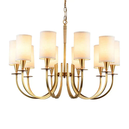 DecorBites™ Copper Ceiling Chandelier for Living Room Kitchen Bedroom Lighting