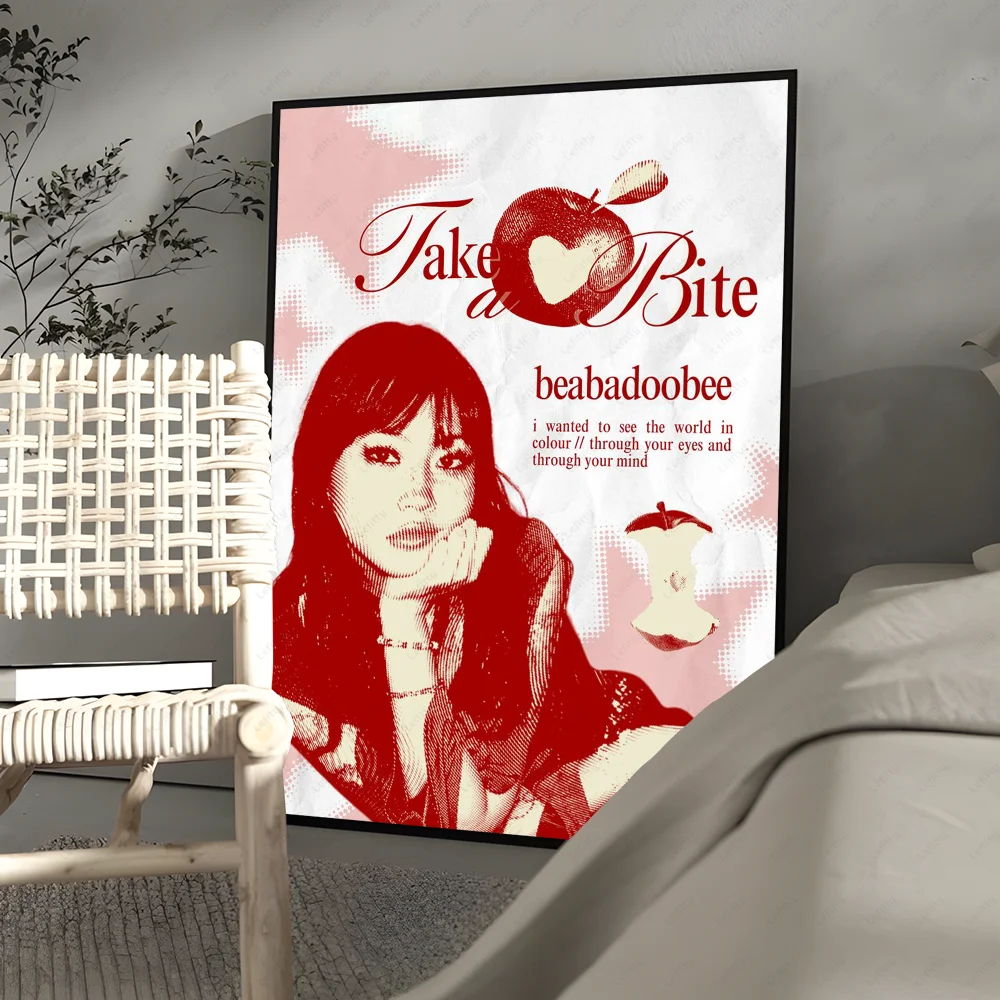 Rock Singer pretty B-Beabadoobee Poster Home living room Wall Art Garage Room Decor