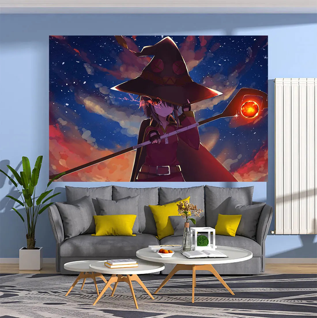 Decorbites™ Anime-Tapisserie Wandbehänge für Jugendzimmer oder Wohnheim-Dekoration