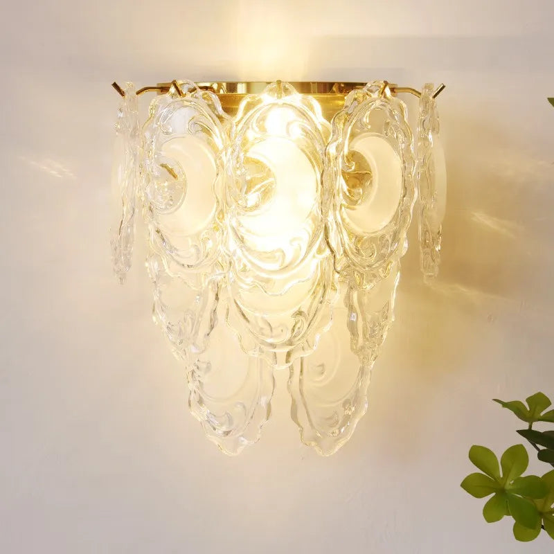 Crystal Glass Wall Lamp