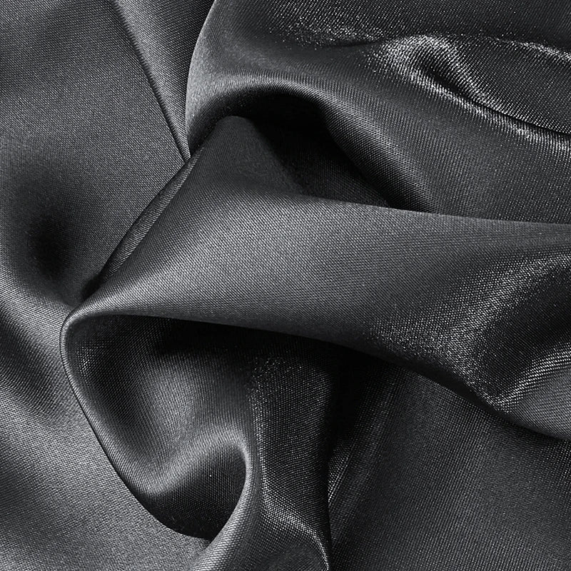 Decorbites™ Imitations-Seiden-Elastikband-Kissenbezug Queen King Größe Glatter Satin Luxus-Bettwäsche