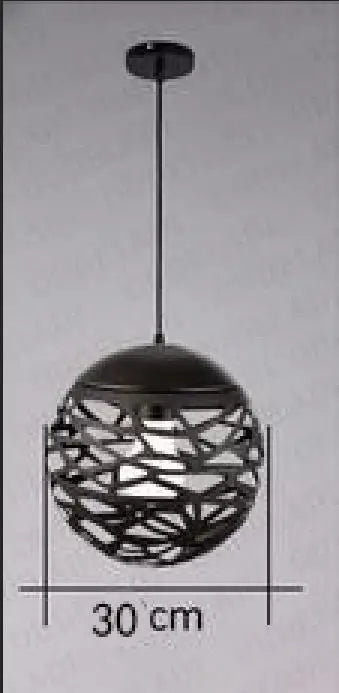 Decorbites™ Kelly Anhängerlampe: Vintage Kugel-Lampe Kronleuchter für industrielle Heimdekoration