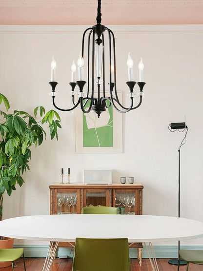 Decorbites™ Eisen Vintage Kerzenleuchter: Retro Französischer Stil Pendelleuchte