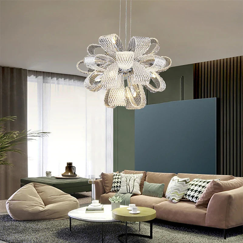 Decorbites™ Glas-Kiefernzapfen-LED-Kronleuchter: Moderne Art-Deco-Hängebeleuchtung