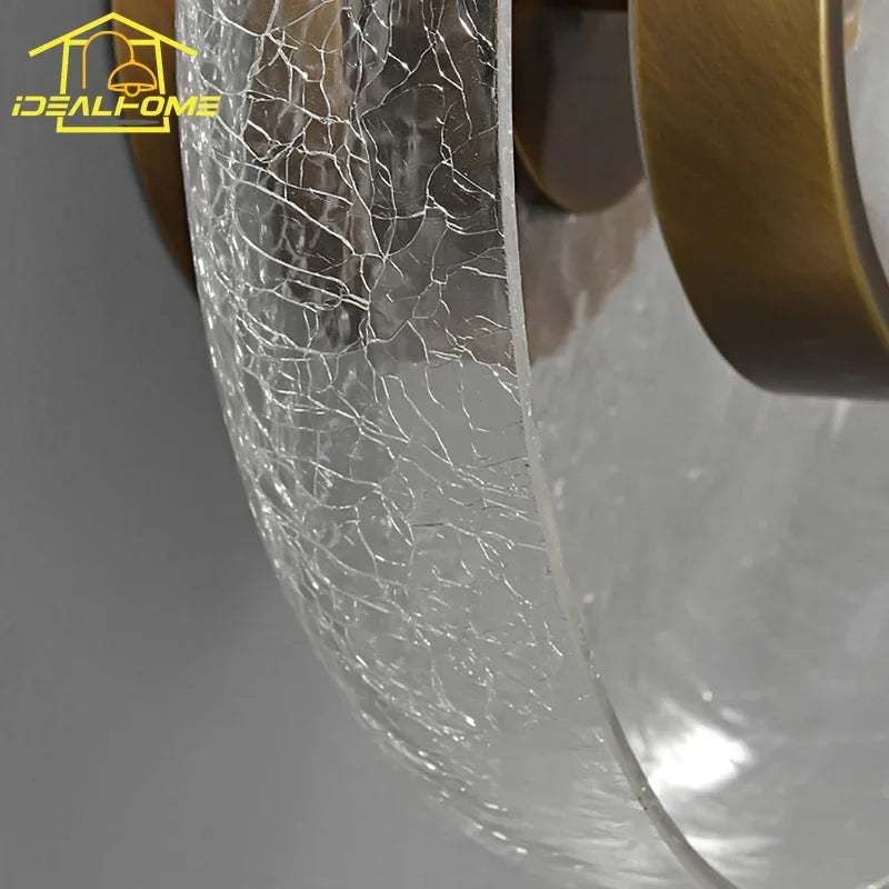 DecorBites™ Cracked Glass LED Wall Lamp Modern Minimalist Design for Home Decor