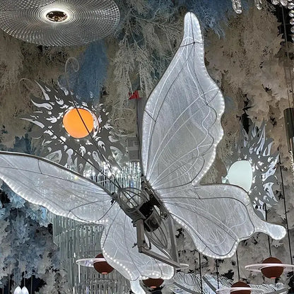 Decorbites™ LED-Schmetterlingsflügel-Spitzen-Hängeleuchten für romantische Dekoration und Partyleuchten