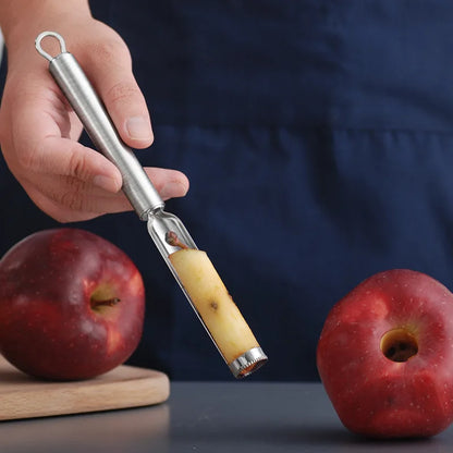 Decorbites™ Fruchtkern-Entferner Schneidmesser, Edelstahl-Apfel-Birnen-Dattel-Dreher