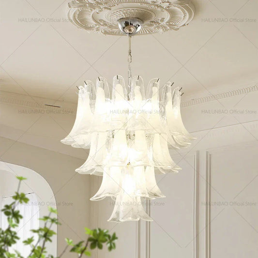 Decorbites™ Elegante Kristall-Kronleuchter für Treppenhaus in Duplex-Wohnung & Villa