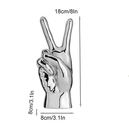 Decorbites™ Hand-Liebesgeste-Figur Skulptur für Zuhause und Schreibtisch-Dekoration