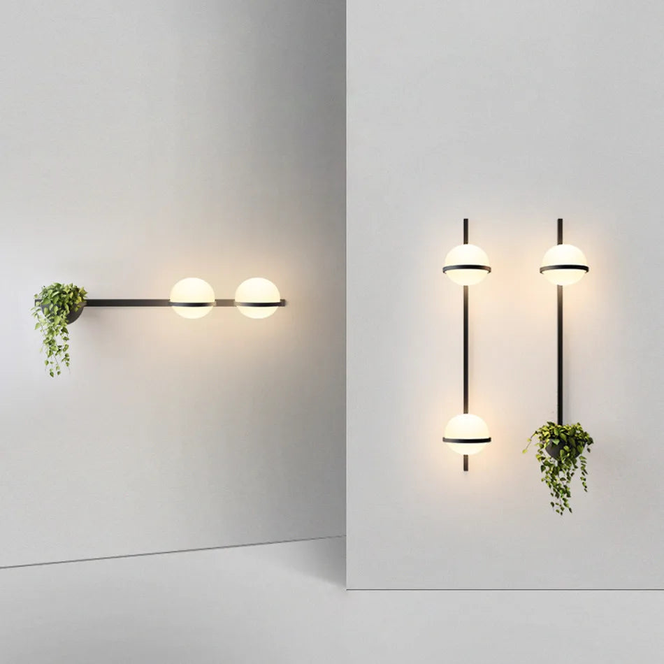 Nordic Plant Wall Lights