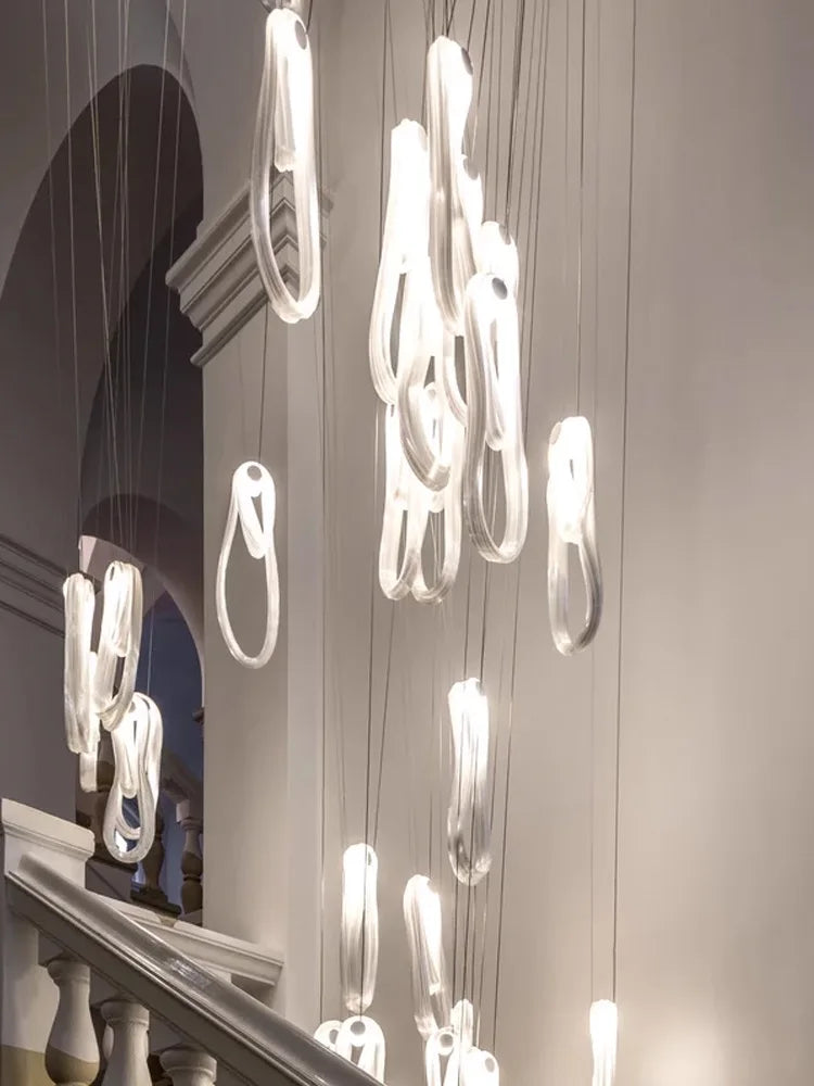DecorBites™ LED Pendant Chandelier for Living & Dining Room Luxury Lighting Fixture