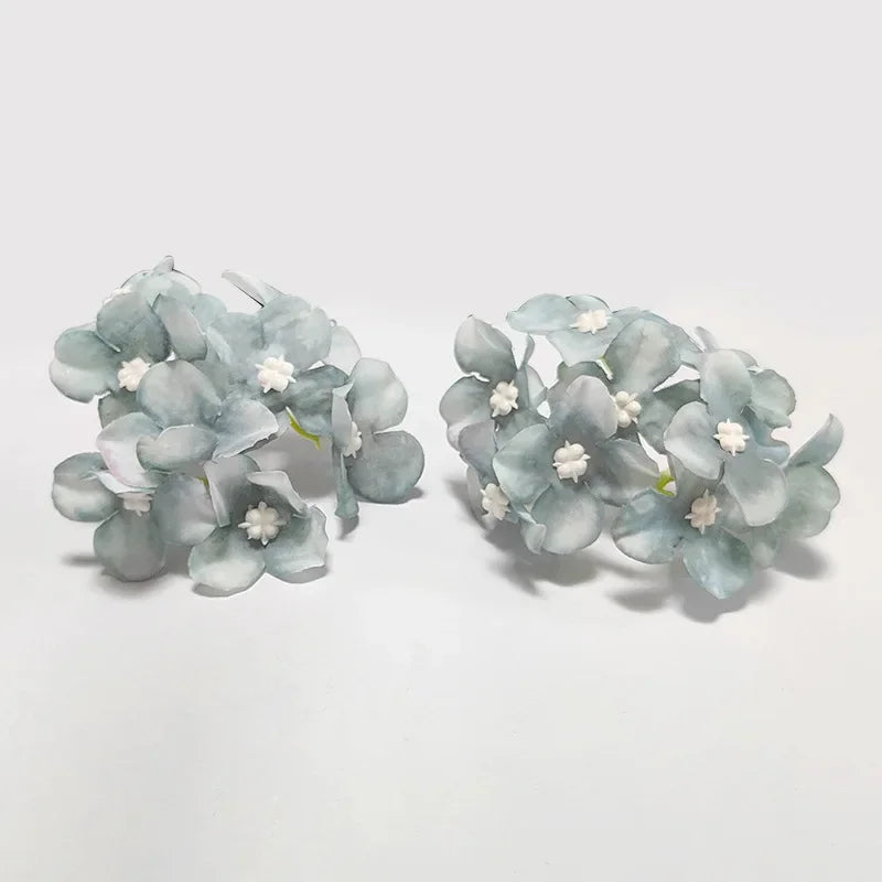 Decorbites™ Hortensienblüten: 30 Stk. 8 cm künstliche Blumen für Heimdekoration, Hochzeit, DIY-Kränze