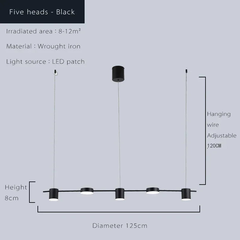 Decorbites™ Dimmbare LED-Deckenleuchter für Wohnzimmer & Küche - Moderne Hängelampe