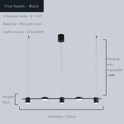 Decorbites™ Dimmbare LED-Deckenleuchter für Wohnzimmer & Küche - Moderne Hängelampe