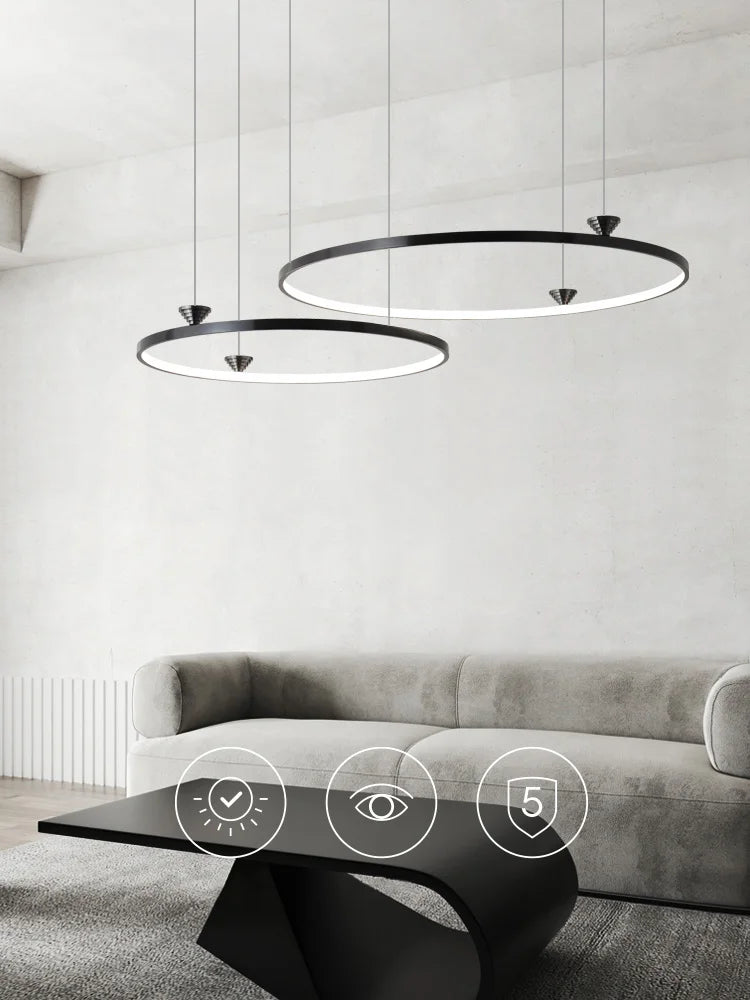 DecorBites™ Italian Style Annular Pendant Lamp for Living Room, Dining Room, Bedroom