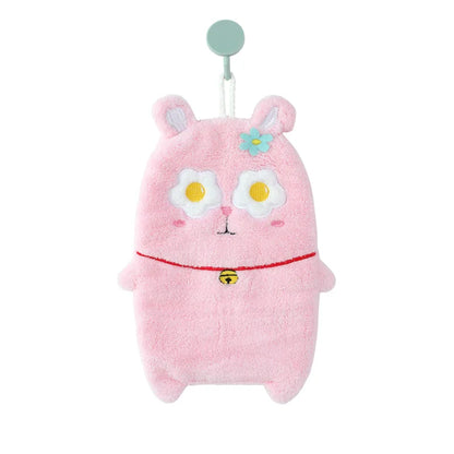 Decorbites™ Süßes Cartoon-Tier Handtuch Doppellagiges Verdicktes Handtuch für Kinder Zuhause Küche