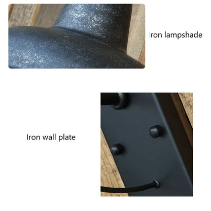 Decorbites™ Eisen-Außen-Wandlampe für Garten, Veranda, Terrasse oder Restaurantbeleuchtung
