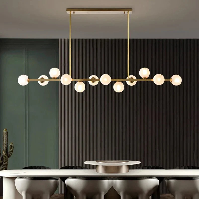 Copper Industrial Pendant Light 16-Head Brown