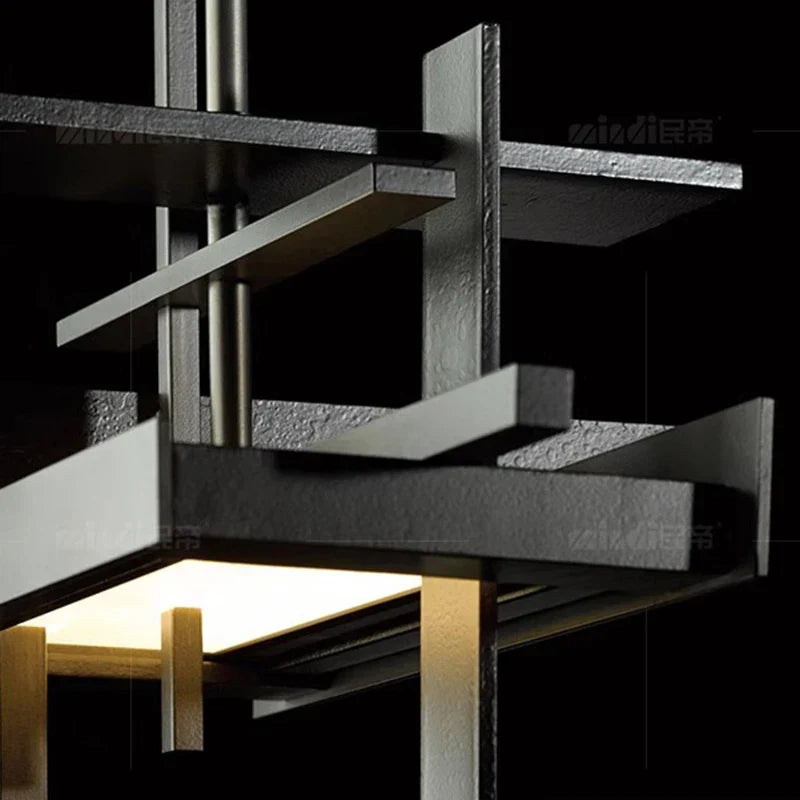 LED Pendant Chandelier Lingte 150cm Black