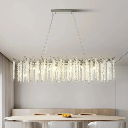 Decorbites™ Gold Kristallzweig-Kronleuchter | Moderne Luxus-Runde Deckenleuchte
