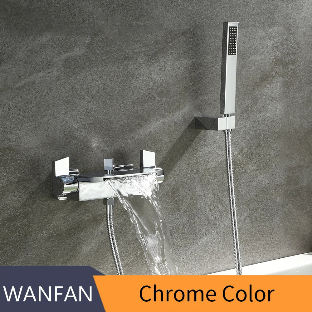 Gold Wall Bathtub Faucet