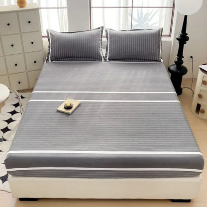 Decorbites™ Japanischer Stil Dickes Spannbettlaken für Queen-/King-Size-Bett