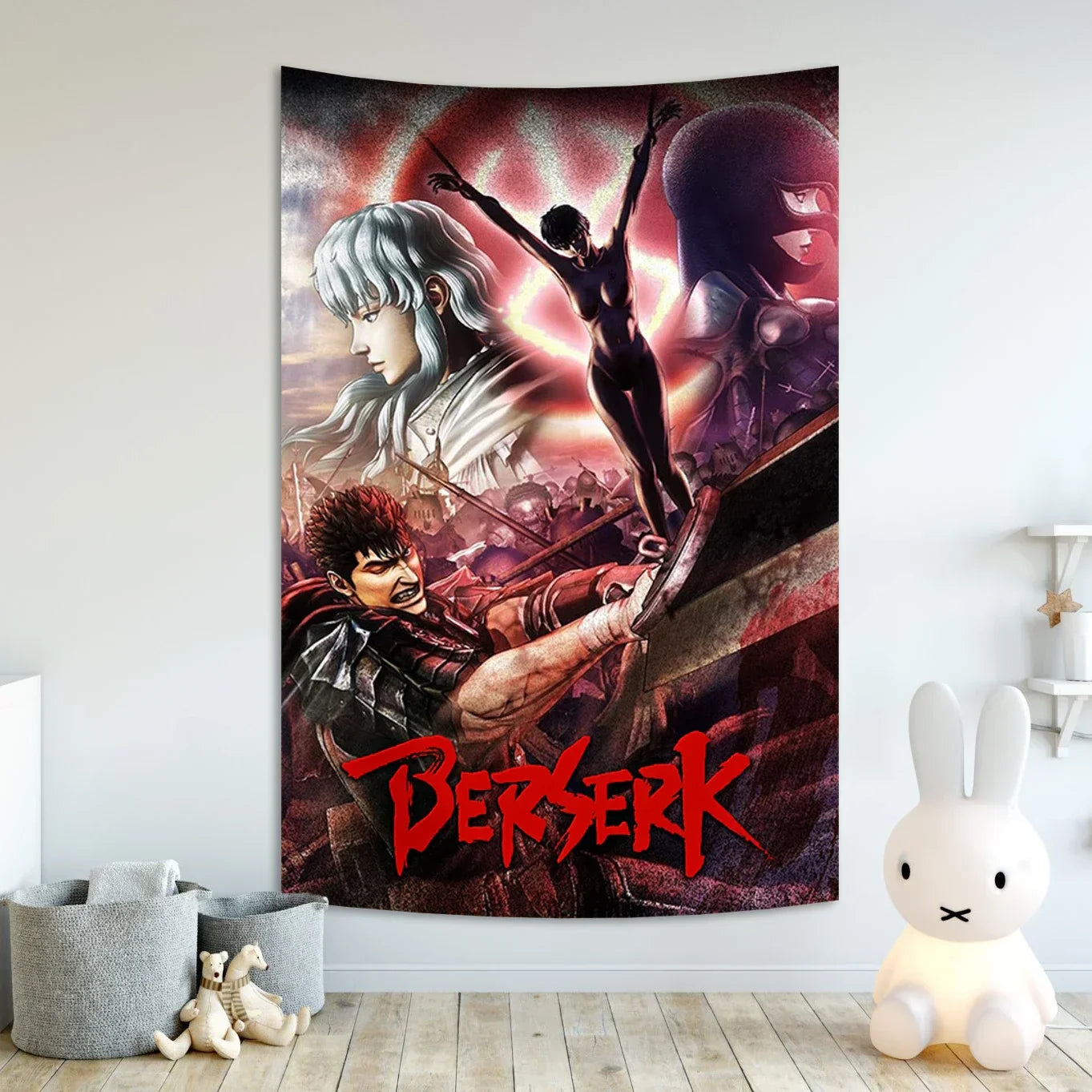 DecorBites™ Berserk Sacrifice Tapestry Hanging for Home, Bar, Cafe | Aesthetic Wall Decor